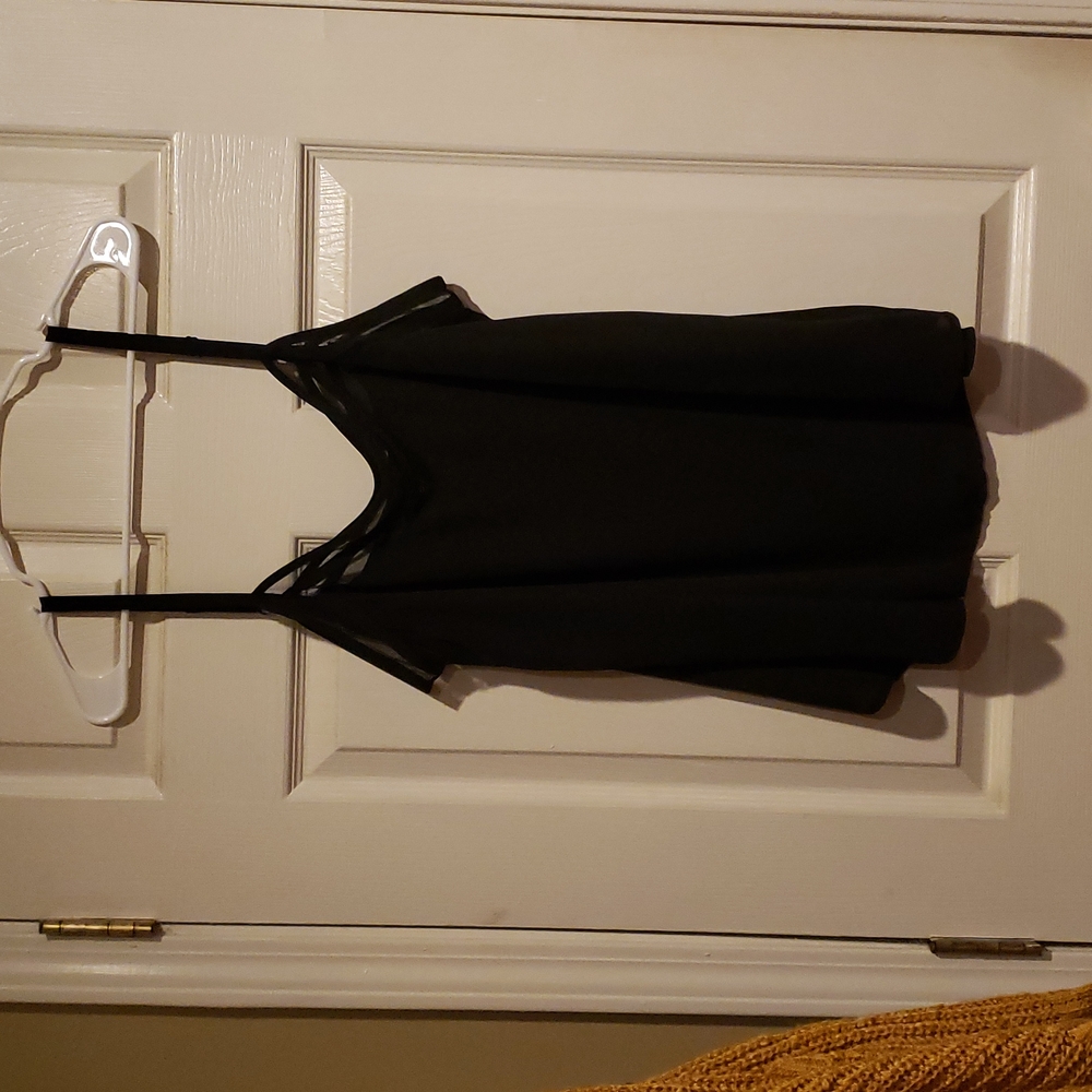 Black dress cami top